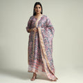 Sanganeri Kurta with Palazzo & Dupatta Set
