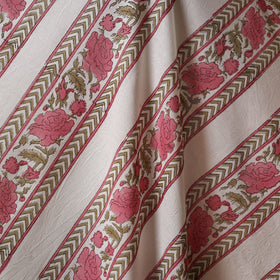 White - sanganeri cotton fabric 13 - handcrafted