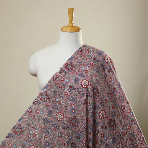  Pink Sanganeri Block Print Cotton Fabric