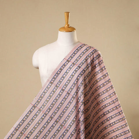 Pink - sanganeri cotton fabric 57 - handcrafted