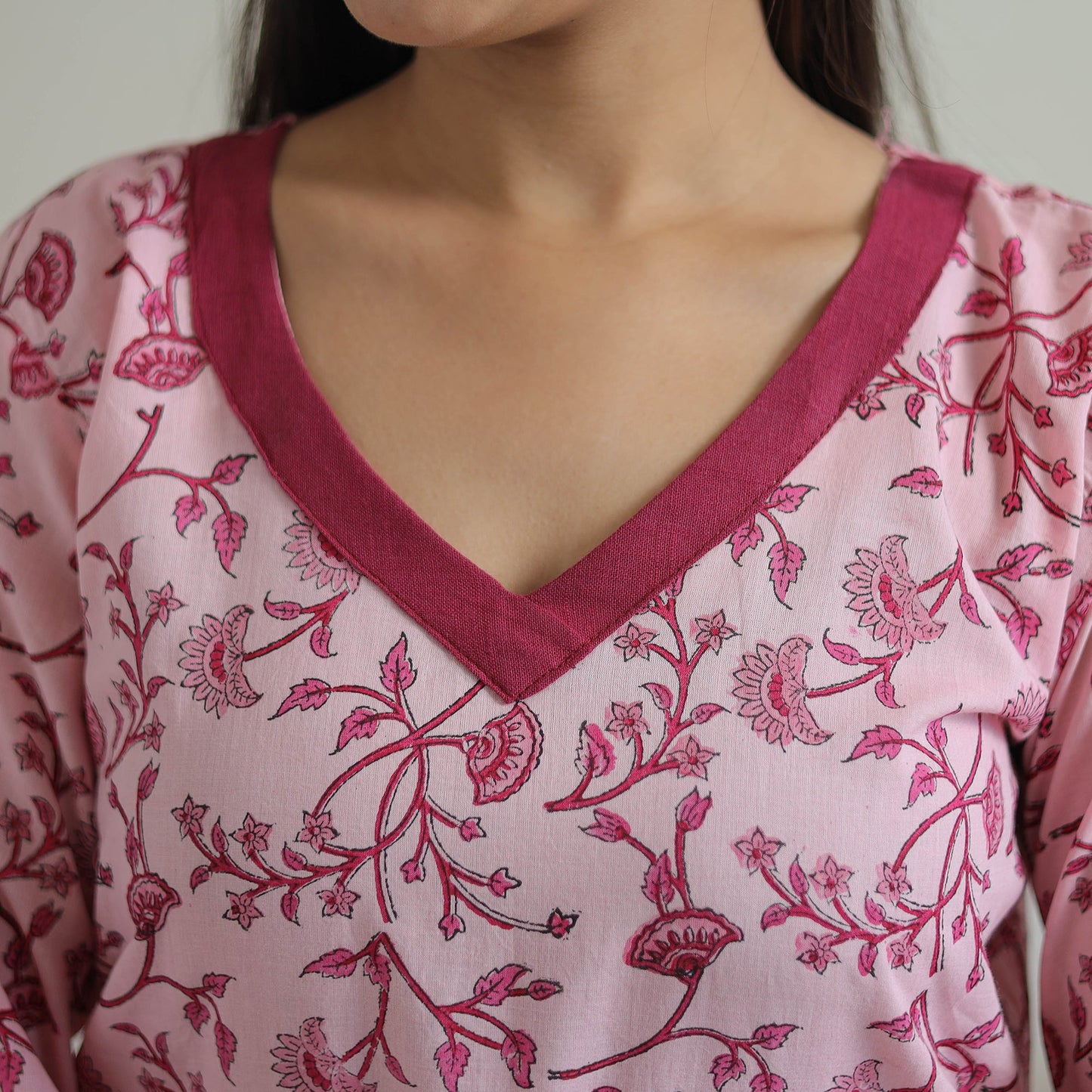 Buy Sanganeri Block Print Suit Set Shop Now Online in India