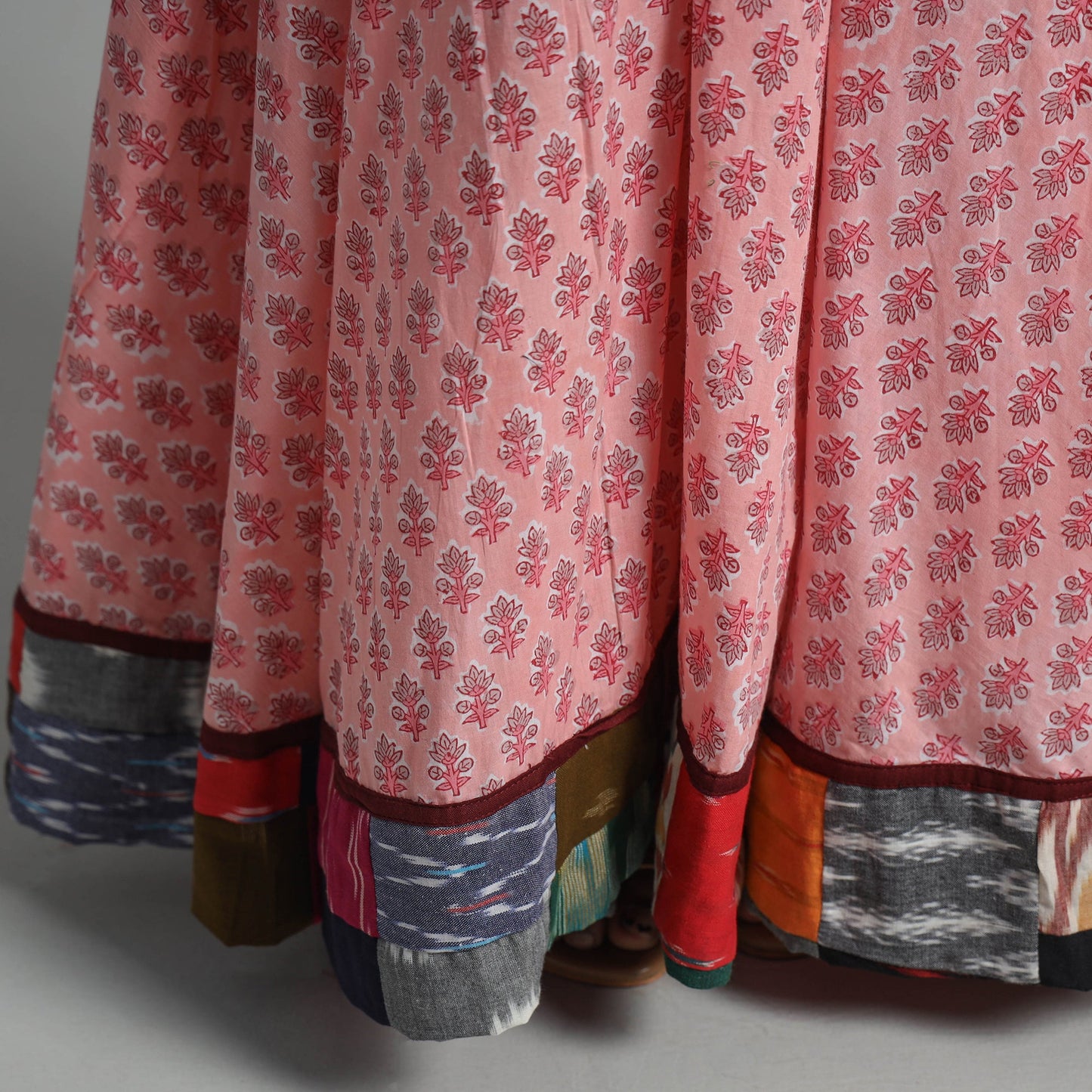 Sanganeri Block Print Cotton Long Skirt