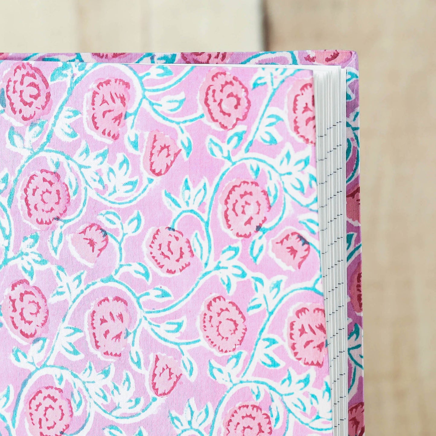  Sanganeri Fabric Cover Handmade Paper Notebook Online in India 