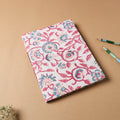 Sanganeri Fabric Cover Handmade Paper Notebook
