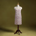 Pink - sanganeri hand block print apron with pocket 35