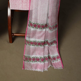 Sanganeri hand block print cotton 3pc unstitched dress