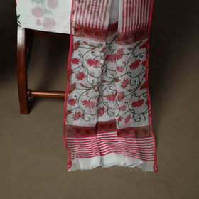 Sanganeri hand block print cotton 3pc unstitched dress