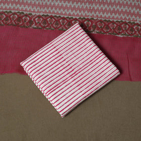 Sanganeri hand block print cotton 3pc unstitched dress