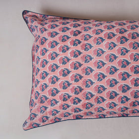 Sanganeri hand block print pillow cover (set of 2) 02