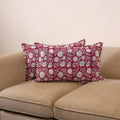 Sanganeri hand pillow covers (set of 2) 43 - handcrafted
