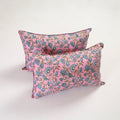 Pink - sanganeri pillow cover (set of 2) 19 - handcrafted