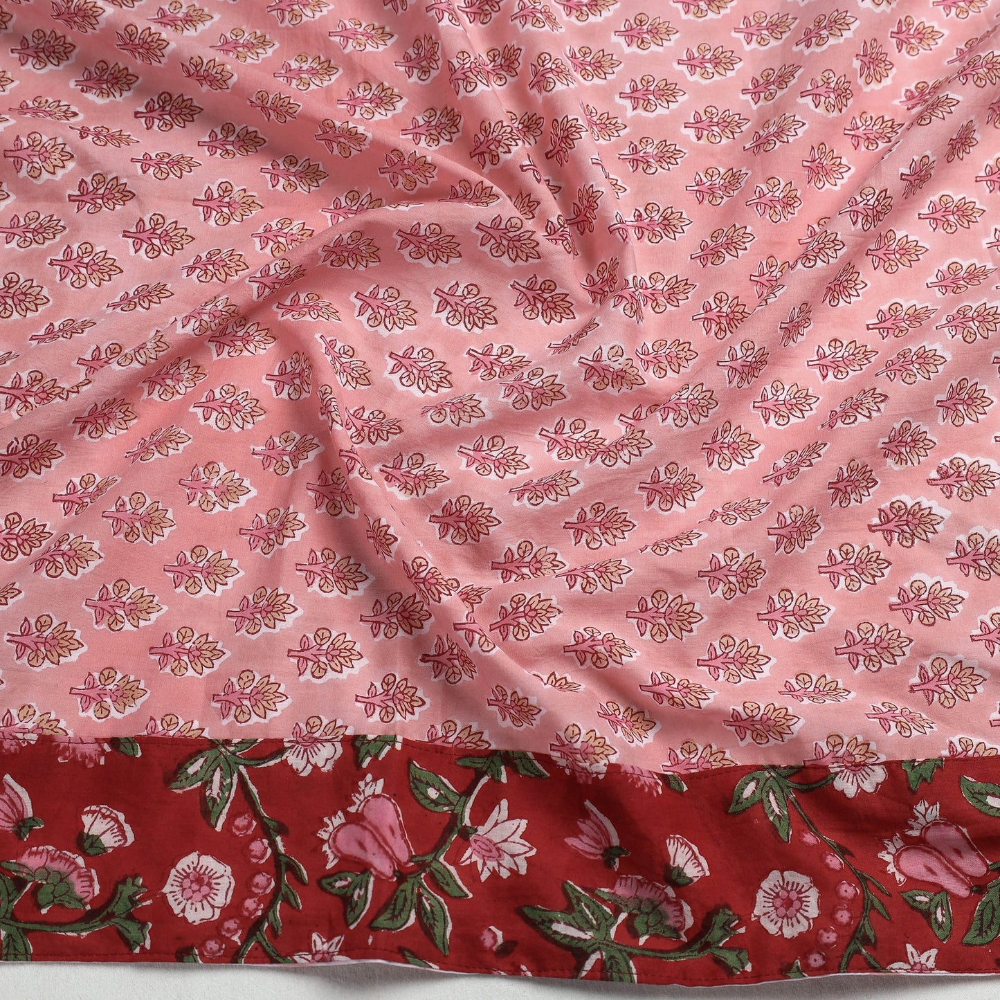 Buy Sanganeri Block Printed Cotton Blouse Piece Online at iTokri.com