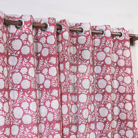 Buy Sanganeri Block Printed Cotton Door Curtain (7 x 3 Feet) (Single Piece) Online at iTopkri