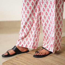 Buy Sanganeri Block Printed Cotton Kurta with Palazzo & Dupatta Set 15 Online at iTokri.com