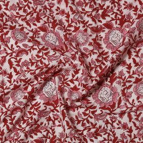  Sanganeri Block Printed Cotton Precut Fabric 