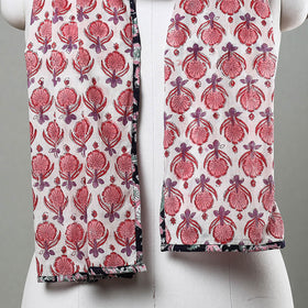  Sanganeri Block Printed Cotton Stole 