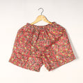  Sanganeri Block Printed Cotton Unisex Boxer/Shorts 