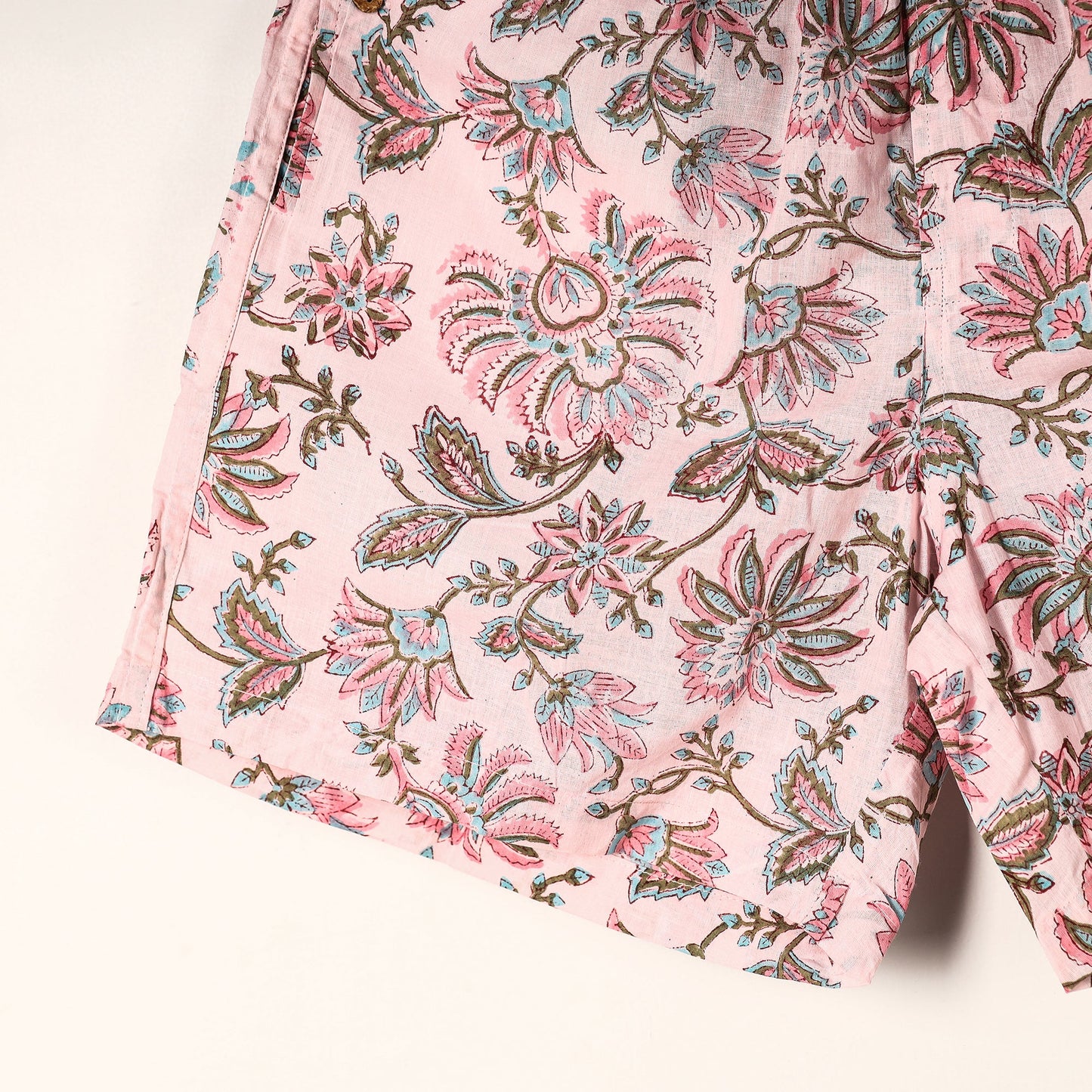 Buy Sanganeri Block Printed Cotton Unisex Boxer/Shorts Online at iTokri.com