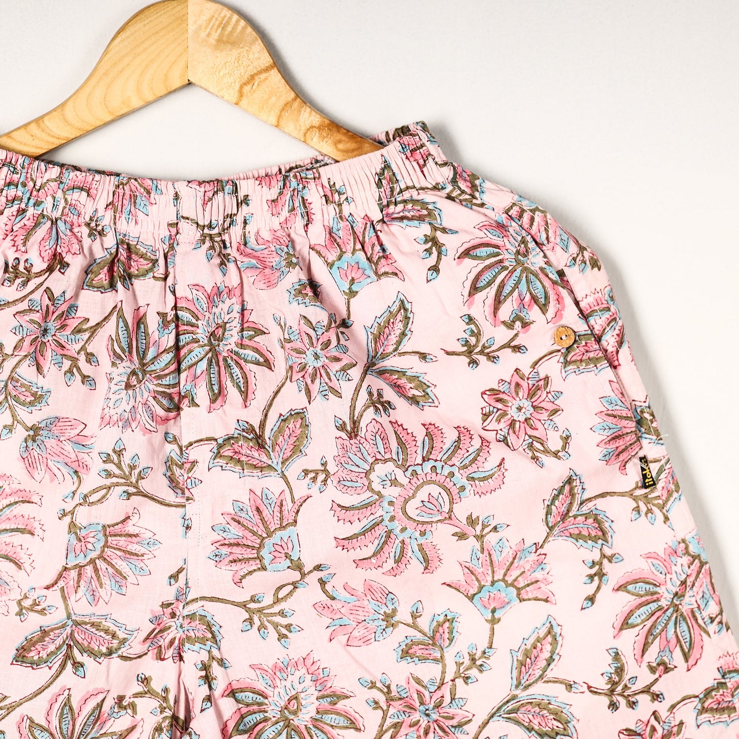 Buy Sanganeri Block Printed Cotton Unisex Boxer/Shorts Online at iTokri.com