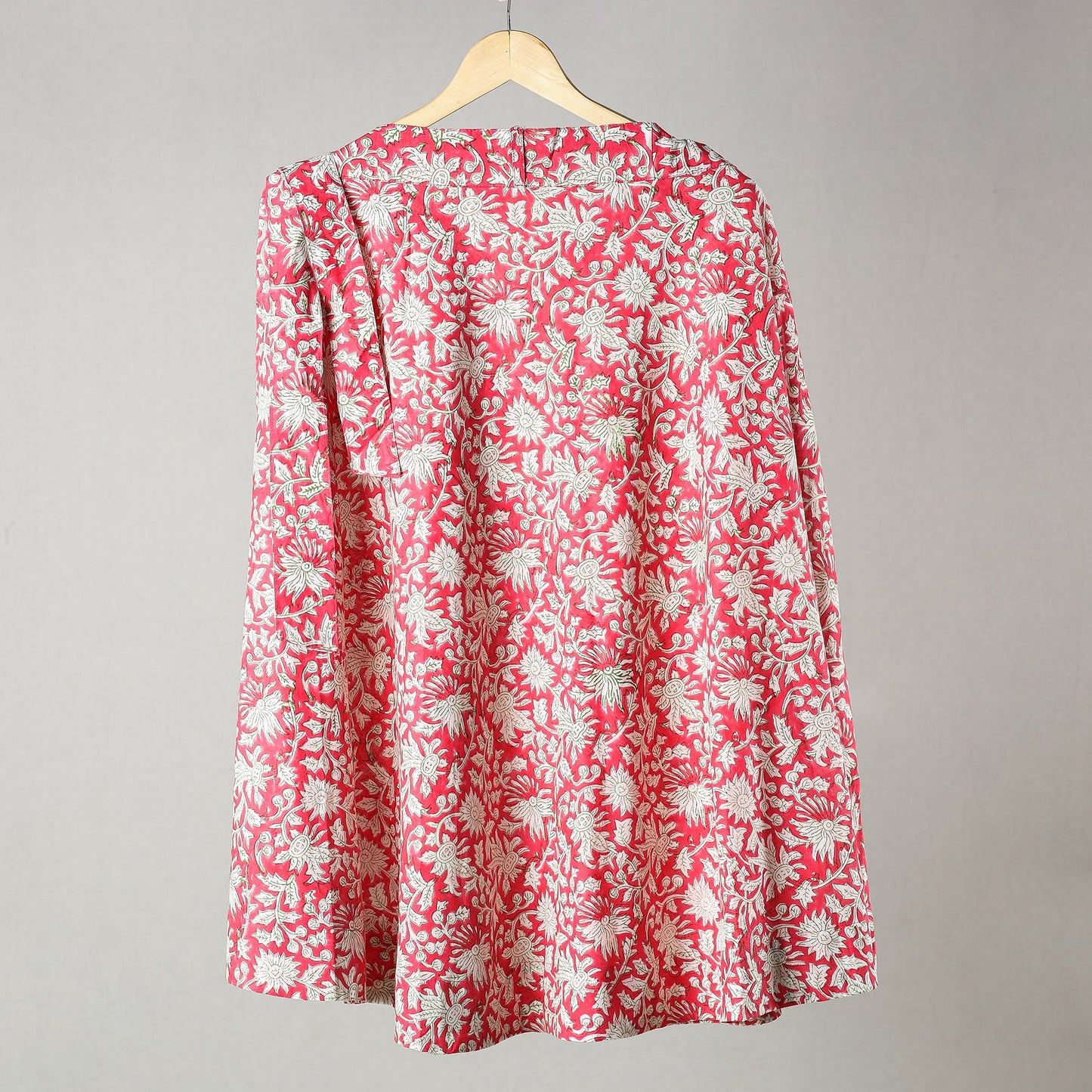  Sanganeri Block Printed Cotton Wrap Around Skirt 