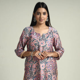 Sanganeri Kurta with Palazzo & Dupatta Set
