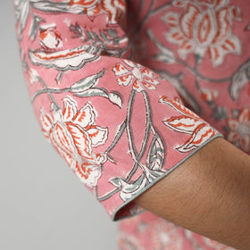  Sanganeri Block Printing Cotton Long Kurta 