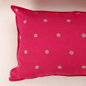 Pink - set of 2 jacquard cotton pillow covers 11