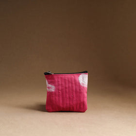 Pink - set of 3 - handmade cotton utility pouches 07