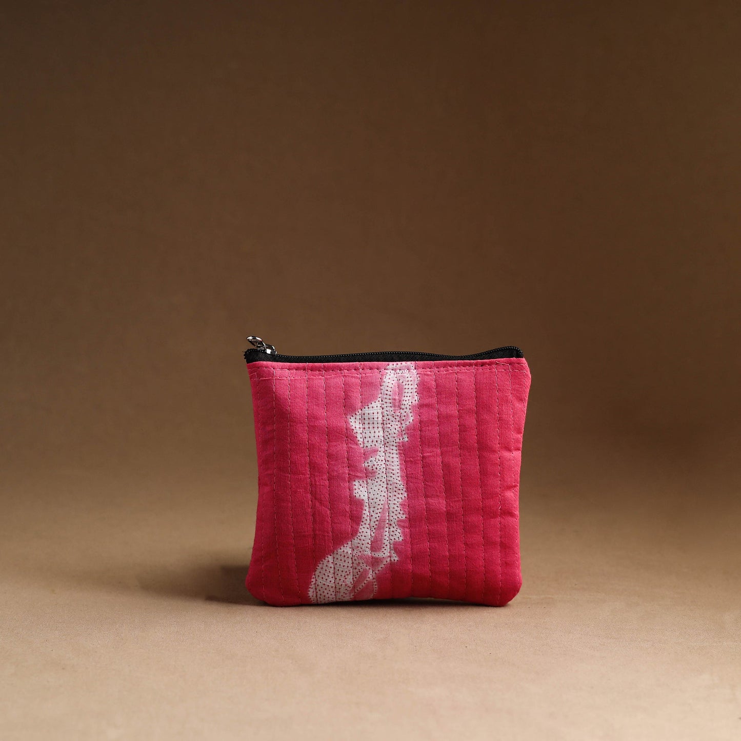Pink - set of 3 - handmade cotton utility pouches 07