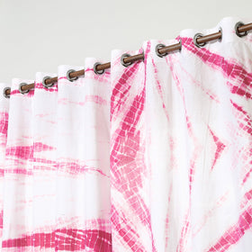 shibori window curtain