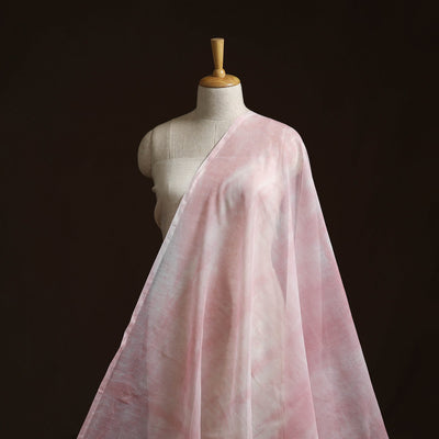 Shibori tie-dye kota doria cotton fabric 01 - handcrafted