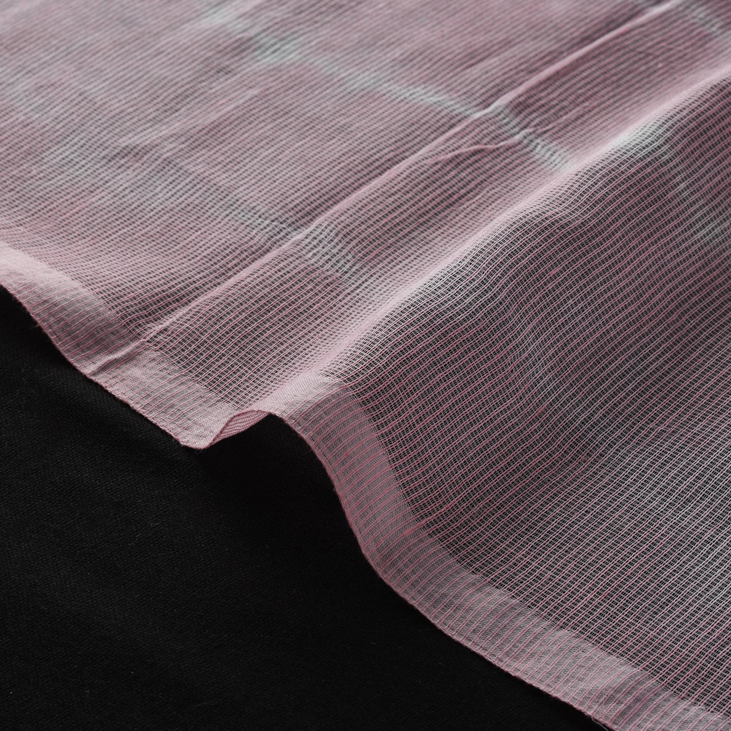 Shibori tie-dye kota doria cotton fabric 14 - handcrafted