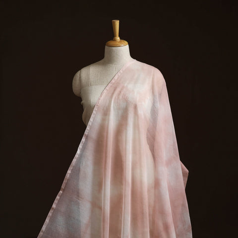 Shibori tie-dye kota doria cotton fabric 15 - handcrafted