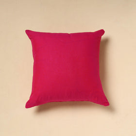 Pink - Silk Banarasi Cushion Cover with Zari Work 25