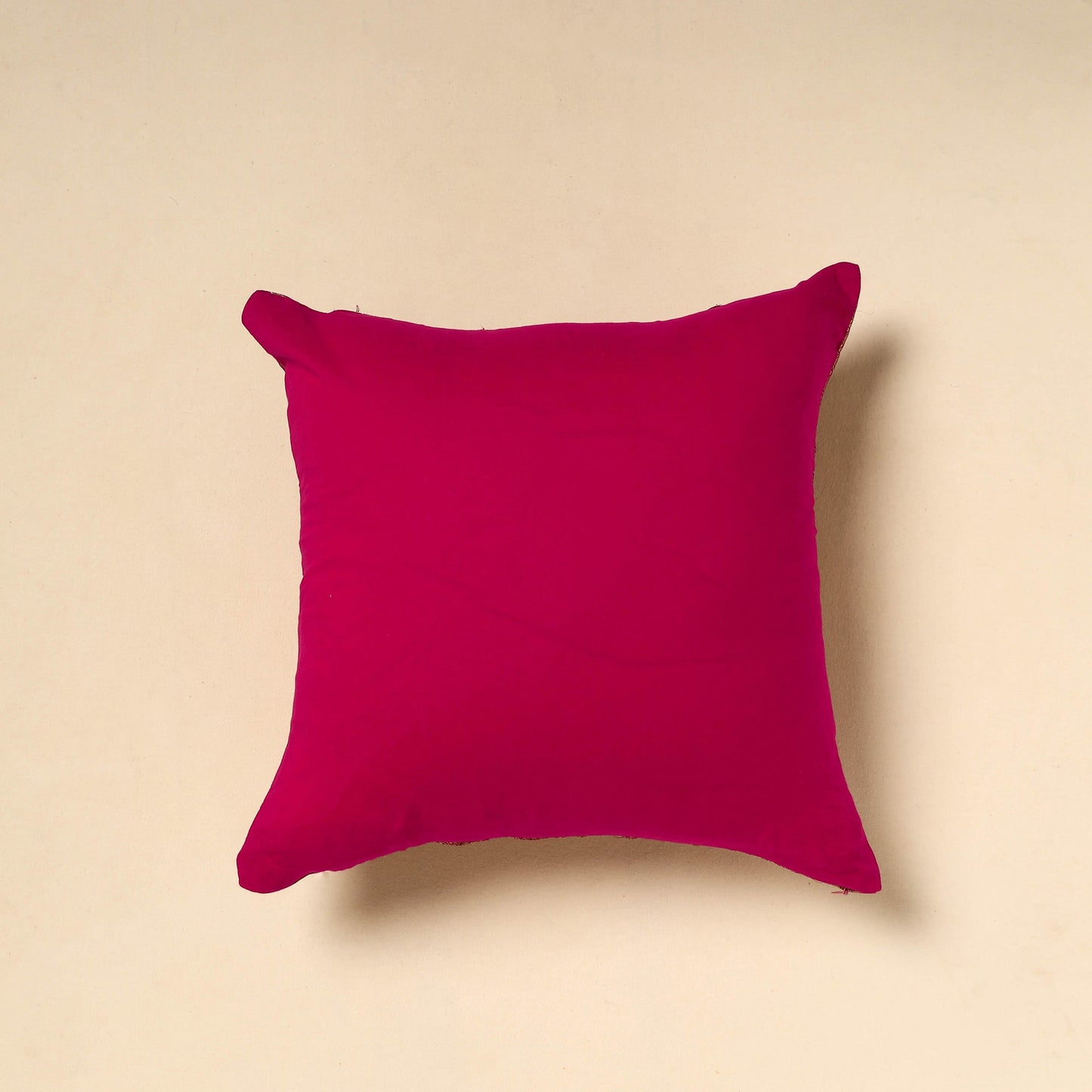 Pink - silk banarasi cushion cover with zari work 33