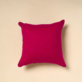 Pink - silk banarasi cushion cover with zari work 33