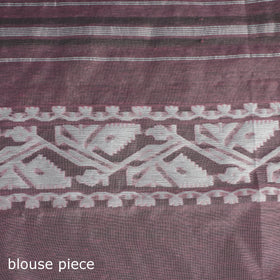 Silk cotton dhakai jamdani saree 04 - handcrafted