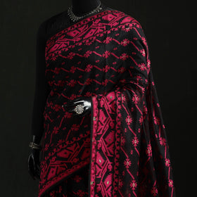 Silk cotton dhakai jamdani saree 06 - handcrafted