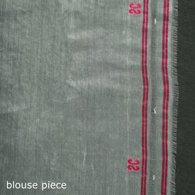 Silk cotton dhakai jamdani saree 15 - handcrafted