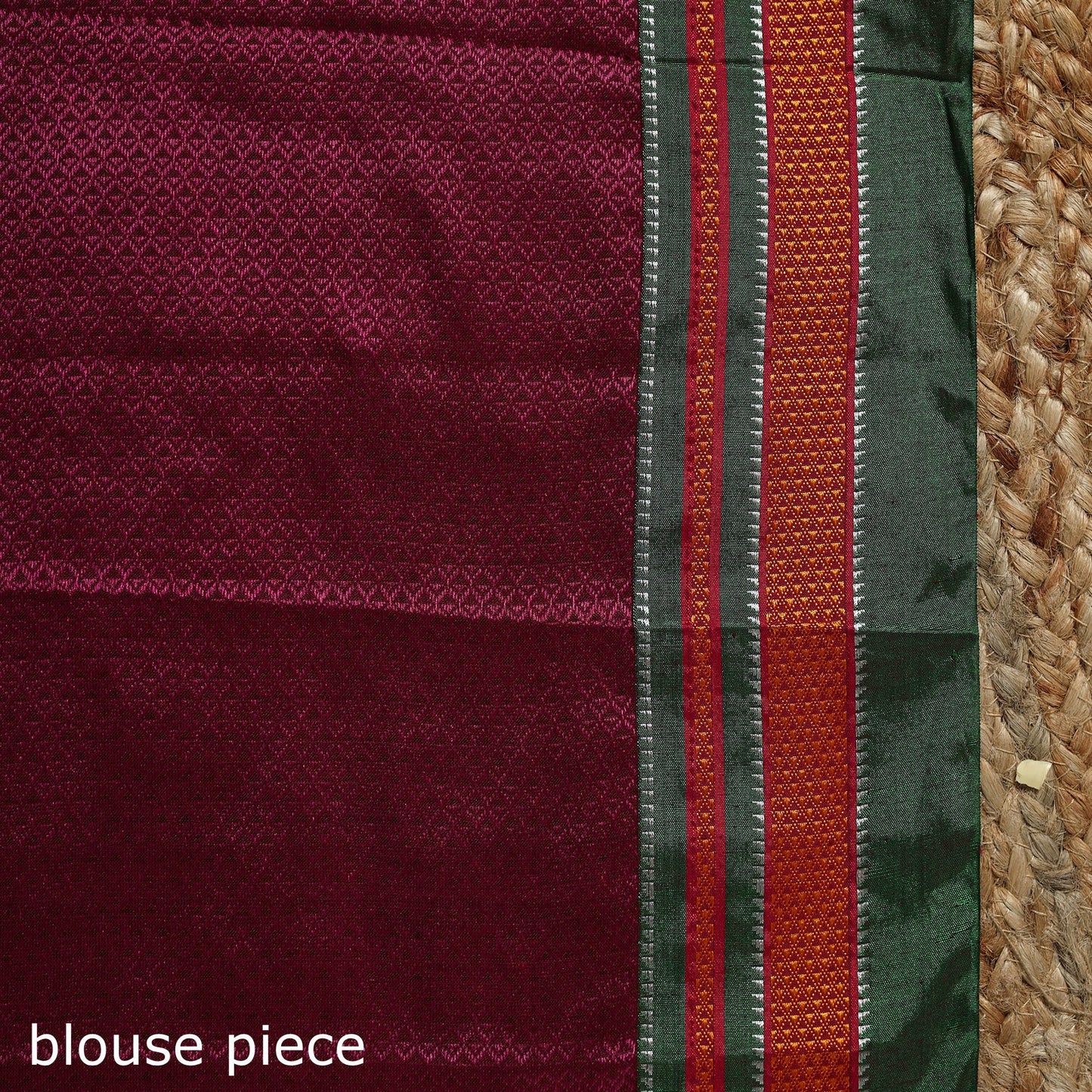 Silk cotton khun saree with ilkal pallu chikki paras border