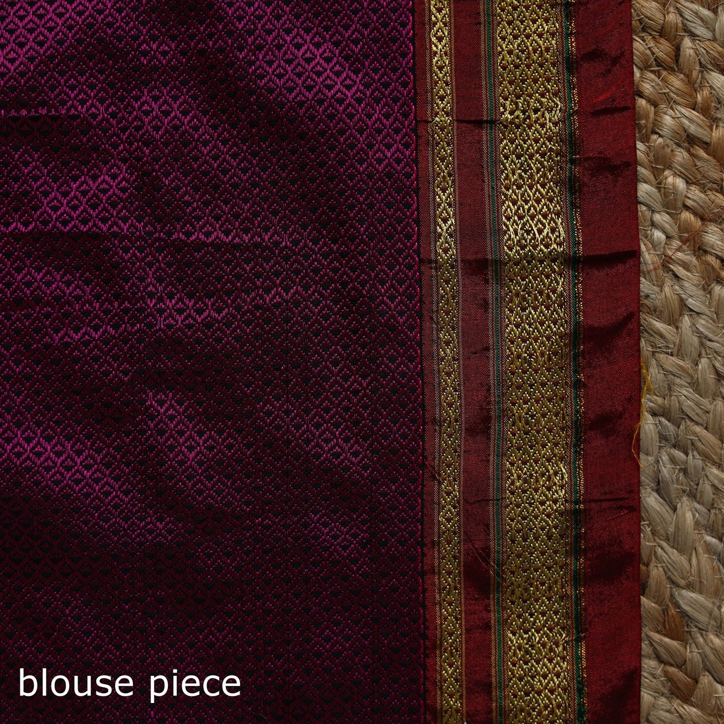 Silk cotton khun saree with ilkal pallu chikki paras border