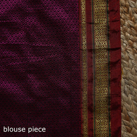 Silk cotton khun saree with ilkal pallu chikki paras border