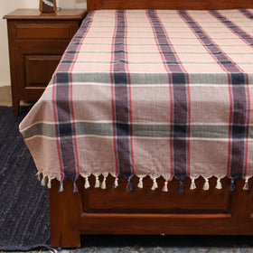 Pink - single handloom cotton bed sheet (90 x 60 in) 97