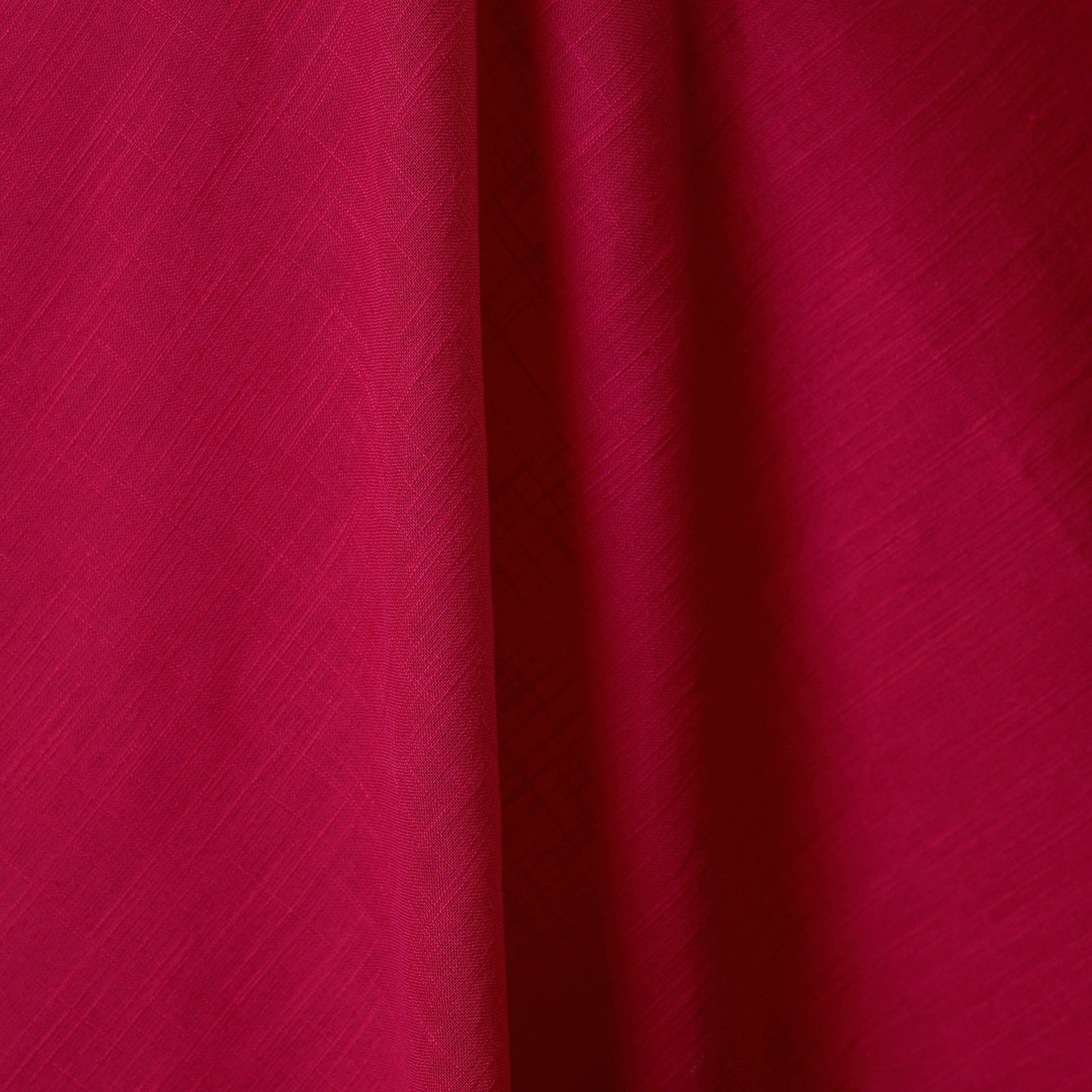 Pink - slub cotton plain fabric 04 - handcrafted