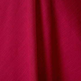 Pink - slub cotton plain fabric 04 - handcrafted
