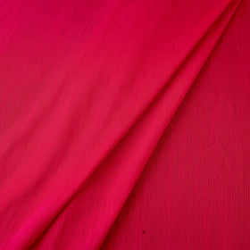 Pink Slub Silk Plain Fabric 