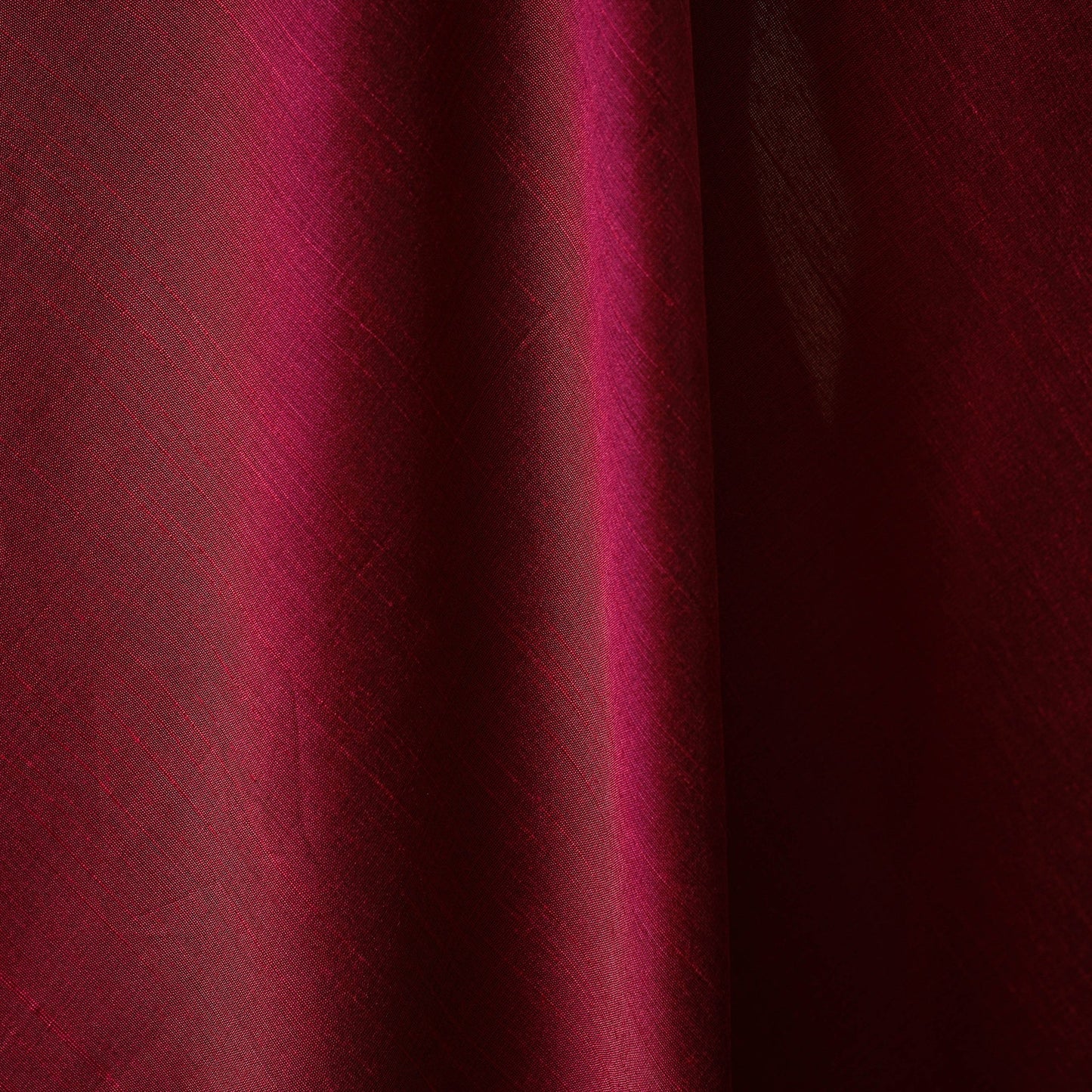 Pink - slub silk plain fabric 09 - handcrafted