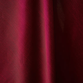 Pink - slub silk plain fabric 09 - handcrafted