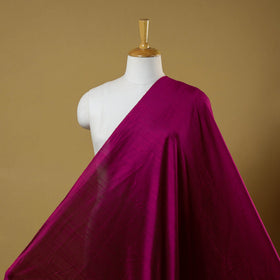 Pink - slub silk plain fabric 14 - handcrafted