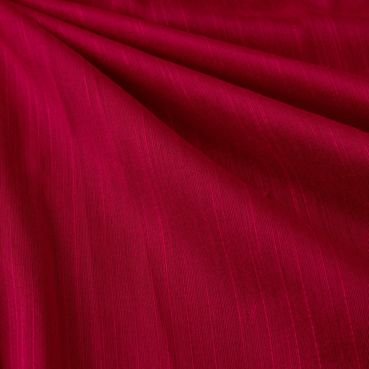 Red - slub silk plain fabric 16 - handcrafted